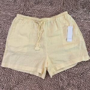 Calypso St. Barth Yellow High Waist Shorts